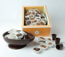 Guscio Fondente con praline