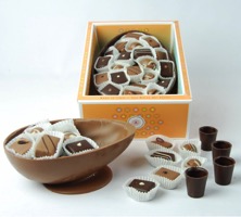 Guscio Latte con praline